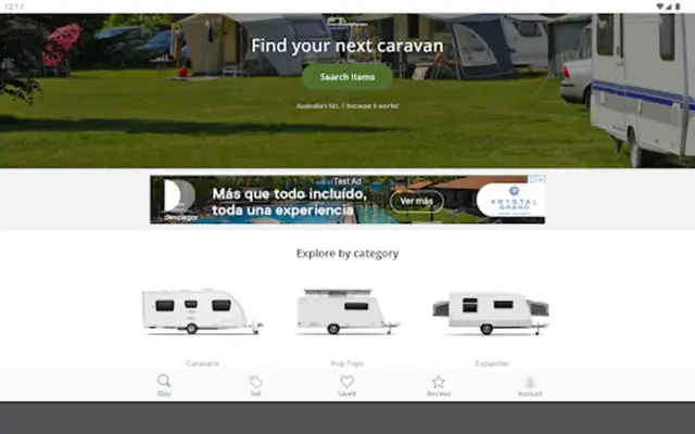 Caravancampingsales android App screenshot 1